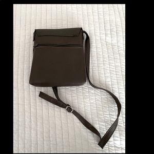 Dark brown crossbody bag
